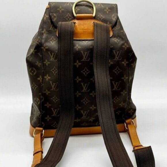 🔥EXTRA LARGE🔥 Authentic Louis Vuitton Monogram Montsouris GM Backpack Bag LV - Picture 5 of 14